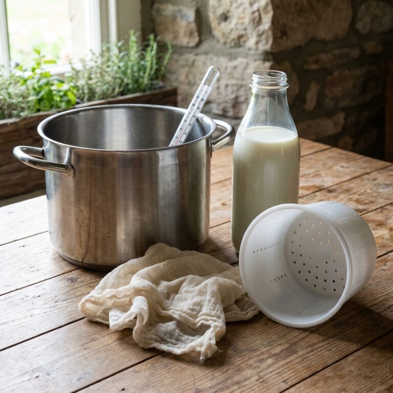 mléko a&nbsp;domácí výroba sýrů