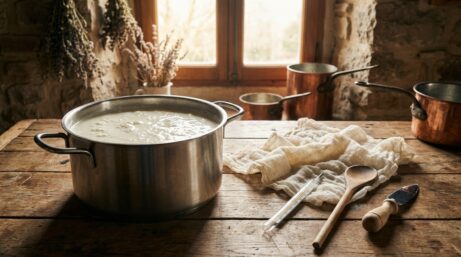 hrnec pro výrobu sýrů